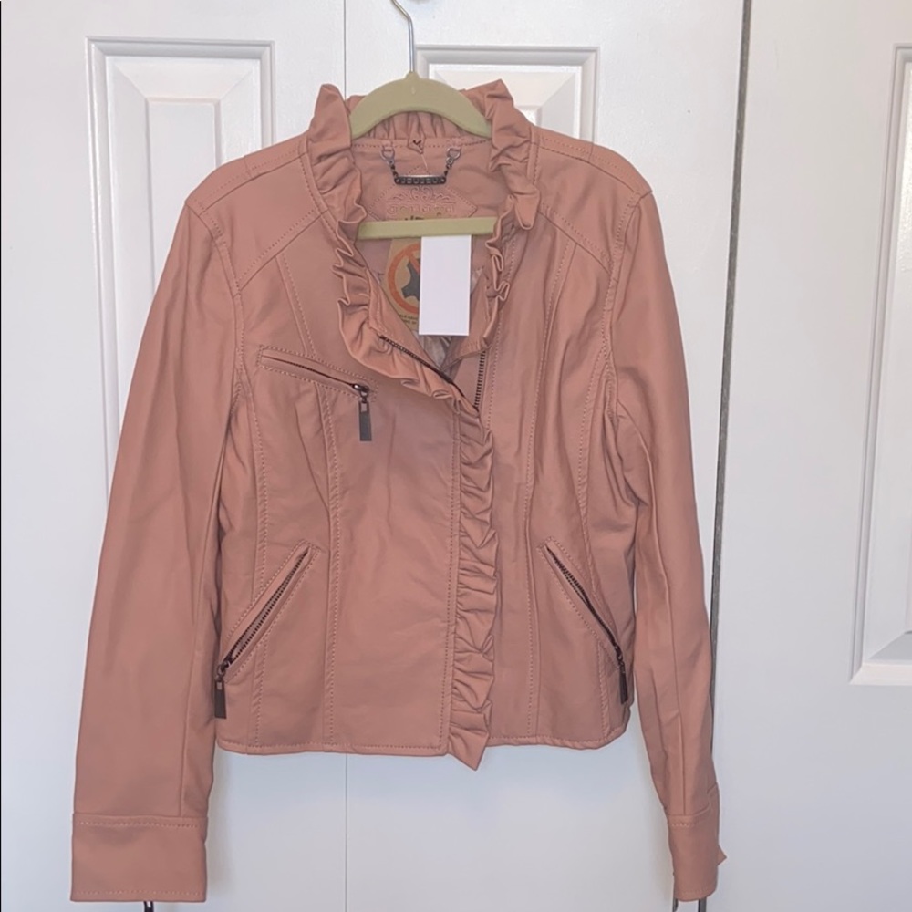 Girls leather jacket